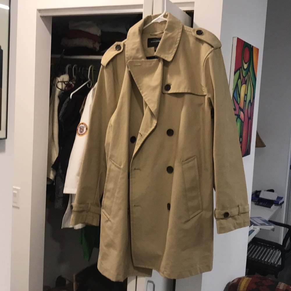 Banana Republic waterproof dress trench coat